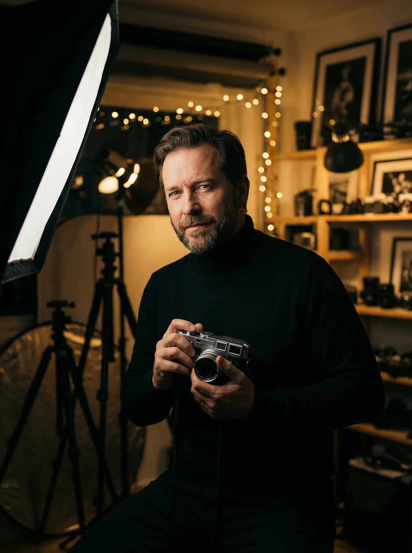 jm天堂 封面人物 - 摄影师陈墨在工作室中的肖像